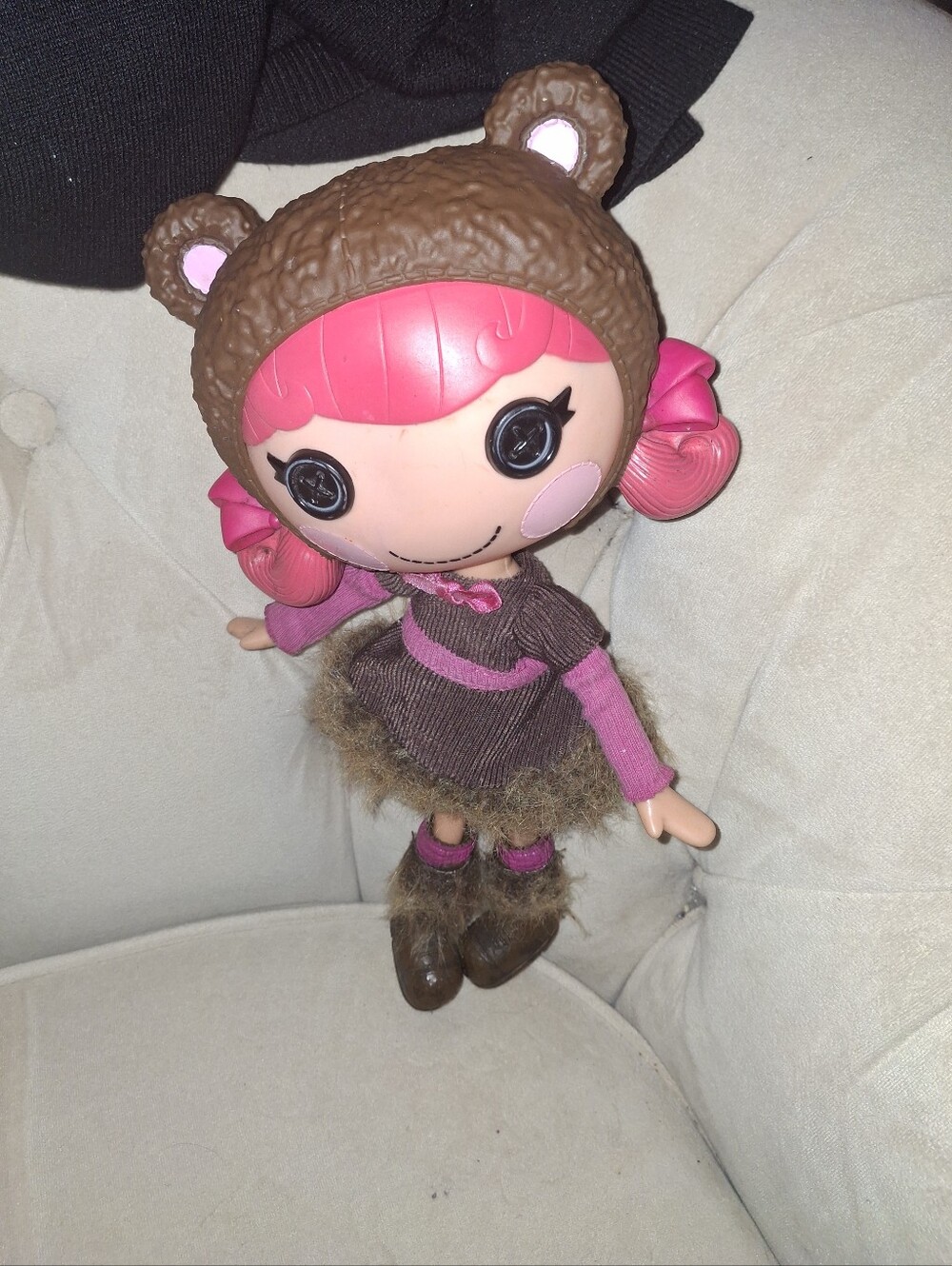 Lalaloopsy 11 Inc Pink-Haired Bear Hood Doll - Brown & Pink Plush Fashion Doll - Picture 2 of 2